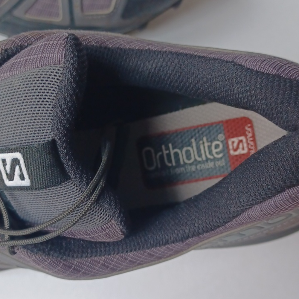 Salomon Speedcross 4 Trail Running Shoes Hiking SZ 10.5 Gray Black Outdoor - Picture 10 of 16